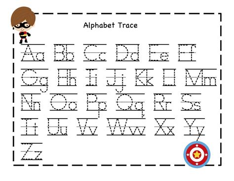 printable preschool worksheets tracing letters  printable