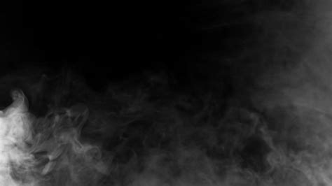 seamless motion  smoke   black background smoke atmosphere stock footagesmokeblack