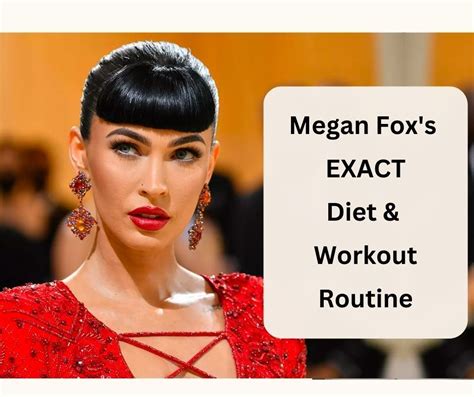 Megan Fox S Exact Diet And Workout Routine 2023 Fabbon