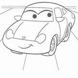 Cars Lightning Mcqueen Sally Coloring Pages Mc Queen Hellokids Disney Carrera Dinoco sketch template