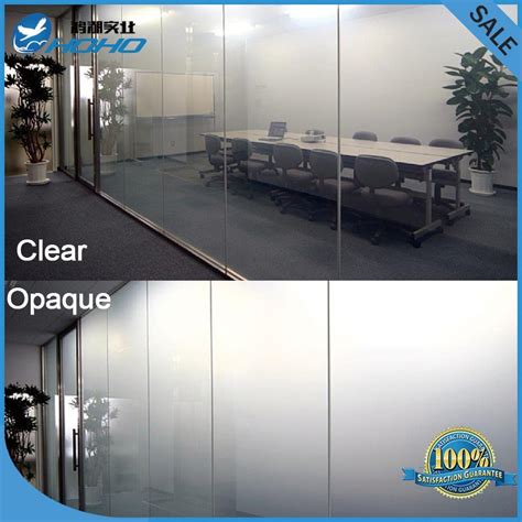 smart film glass switchable privacy glass for meeting room