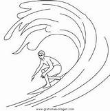 Malvorlage Surfen Disegno 8i Ausmalen Ausmalbild Verschiedene Gratismalvorlagen Sportarten sketch template