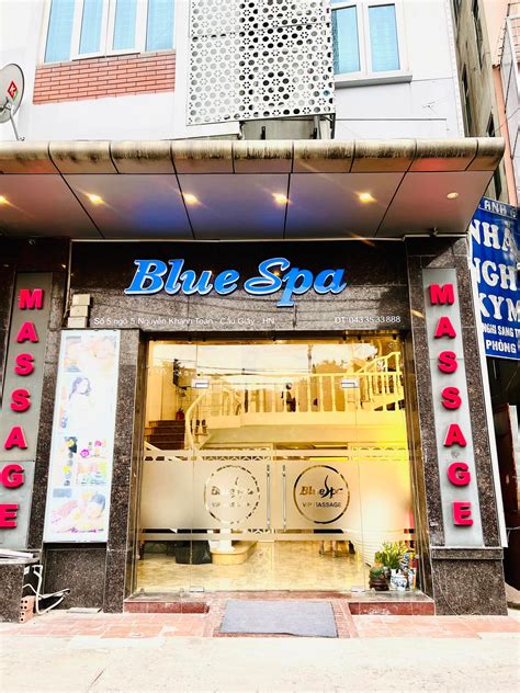 blue spa massage