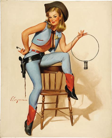 sexy cowgirls gun pop pin up vintage poster classic retro