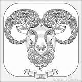 Aries Designlooter Zodiac Scorpio sketch template