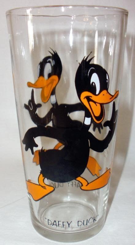 1973 Pepsi Looney Tunes Warner Bros Daffy Duck Collector Series Glass