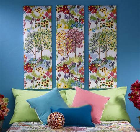 quick easy fabric wall art home decor ideas diy ready