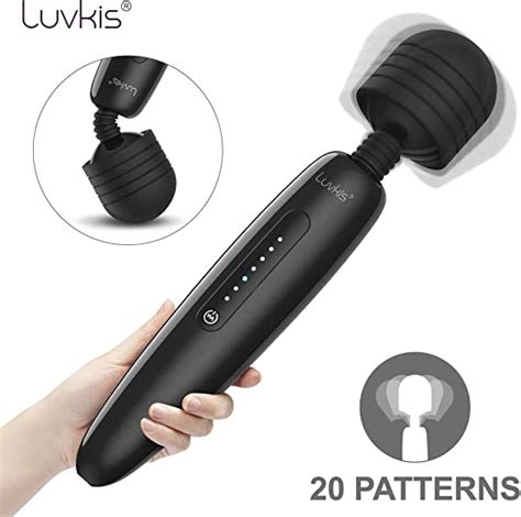 Luvkis Powerful Wand Massager With 20 Magic Modes Whisper Quiet