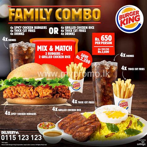 burger king sri lanka  family combo offer   refuse