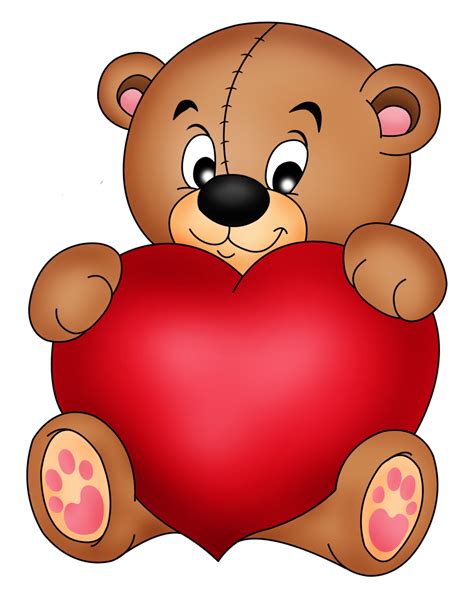 teddy bear clipart heart clip art teddy bear  heart png images