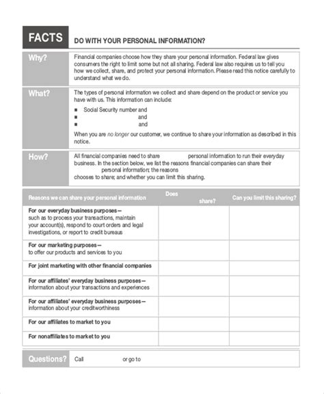 sample notice forms   ms word
