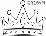 Crown Coloring Pages Print sketch template