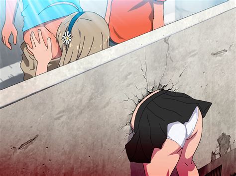 public benefit hentai stuck in wall