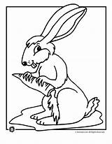 Coloring Pages Damian Bunny Lillard Wolf Howling Jr Cartoon Library Clipart Rabbit Template Animal sketch template