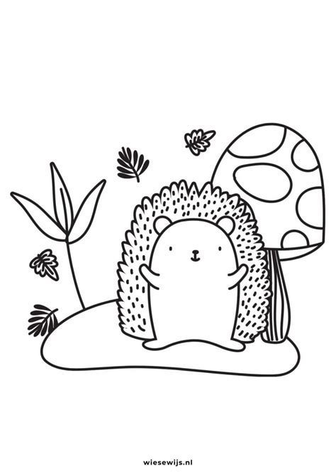 kleurplaat herfst wiesewijs