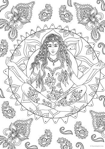 meditation favoreads coloring club