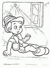 Pinocchio Coloring Pages Printable Kids Drawing Clipart His House Bestcoloringpagesforkids Toddlers Gif Library sketch template