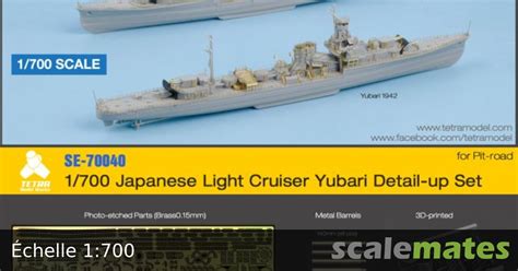 Japanese Light Cruiser Yubari Detail Up Set Tetra Model Works Se 70040