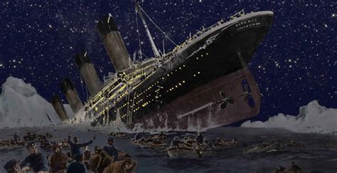 sinking  rms titanic
