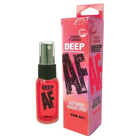 Deep Af Flavored Deep Throat Oral Sex Desensitizing Numb Numbing Spray