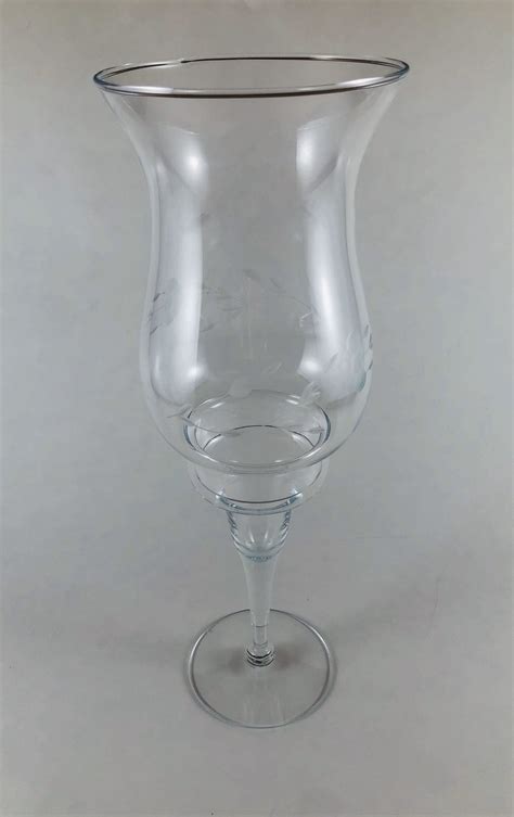 vintage  piece candle holder princess house clear glass etsy candle stand candle holders