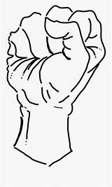 Fist Clenched Clipart Clipartkey Pinclipart sketch template