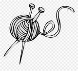 Knitting Needles Pinclipart Clipground Webstockreview Vectorified sketch template