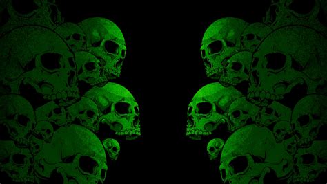 dark skull evil horror skulls art artwork skeleton  wallpaper