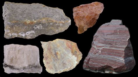 virtual collection chemical  organic sedimentary rocks earthathome