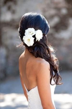 fantastic beach wedding hairstyles  flower