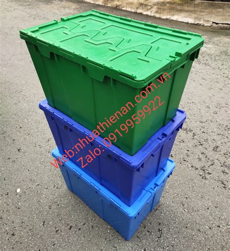thùng nhựa tote kt 600x400x365mm