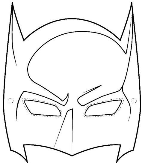 sample batman mask template wikihow clipart  clipart