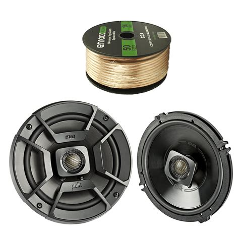 polk audio     carmarine atv stereo coaxial speakers enrock audio  awg gauge