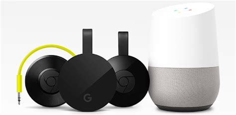 google home producten chromecast info