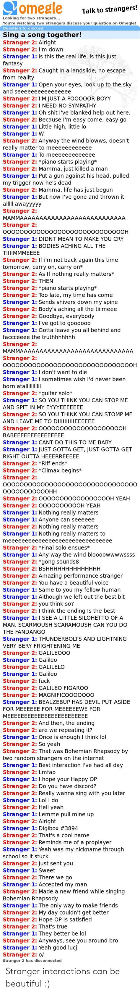Omegle Talk To Strangers Looking For Two Strangers You Re