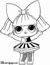 Lol Coloring Pages Doll Surprise Dolls Girl Colouring Printable Color Choose Board Puppy Magic Getdrawings Unicorn sketch template