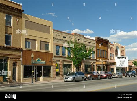 lander wyoming  res stock photography  images alamy