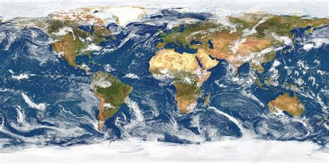 World Weather Satellite Image Stock Image C005 3522