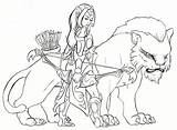 Dota Mirana Coloring Pages Line Heroes Build Guide Designlooter Fanart Drawings sketch template