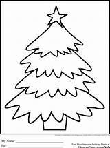 Tree Coloring Christmas Pages Trees Sheets Simple Drawing Printable Color Kids Year Colouring Pine Template Olds Evergreen Xmas Outline Easy sketch template