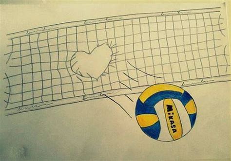 volleyball drawings and volleyball drawing on pinterest