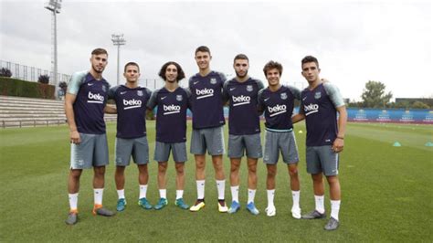 barcelona double session   youth team players  work begins  barcelona marca