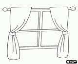 Coloring Window Pages Sash Household Door Table Lamp sketch template