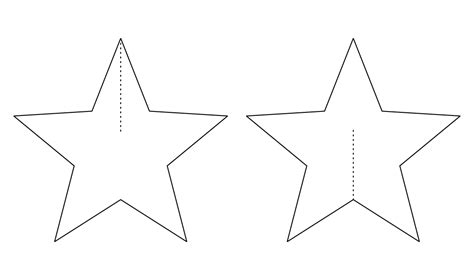 printable  star template printable printable templates