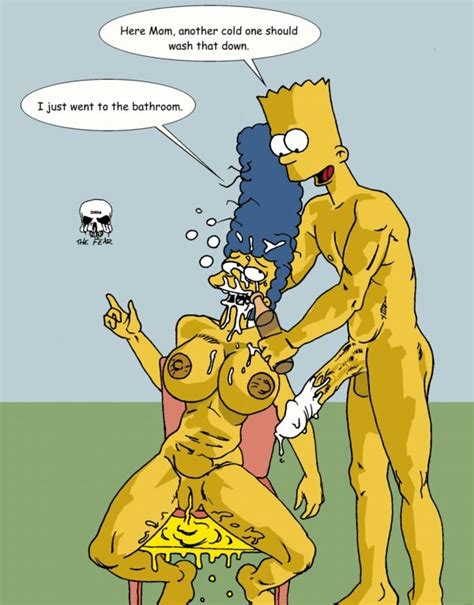 Rule 34 Bart Simpson Breasts Color Cum Female Human Male Marge