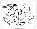 Pooh Eeyore Disneyclips Chewing sketch template