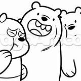 Bears Bare Coloring Pages sketch template
