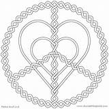 Coloring Pages Peace Pattern Heart Printable Mandala Mosaic Signs Loves Flower Jesus Print Adult Large Colouring Template Mosaics Small Luxury sketch template