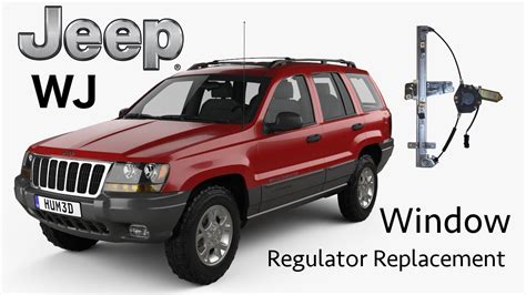 jeep wj window regulator replacement youtube