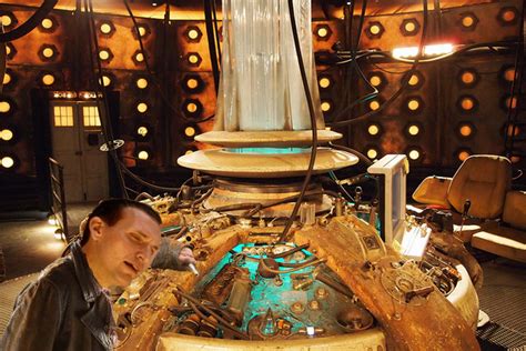 Ninth Doctor Unconscious On Tardis Console By Wario64i On